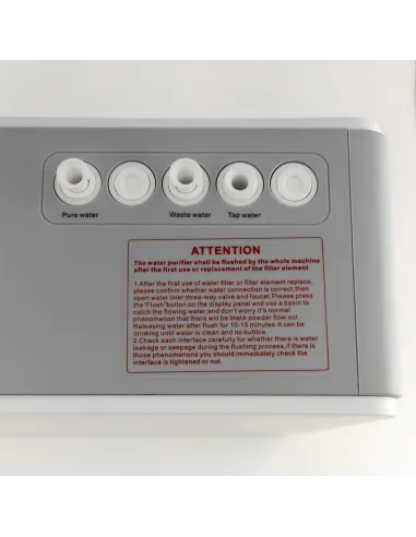 Фильтр для очистки воды Raifil QR05 400 GPD, высокопроизводительный, 5 ступеней очистки, с помпой