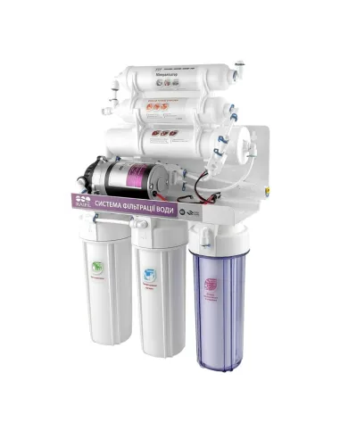 Фільтр зворотного осмосу Raifil Grando 6+, з насосом, 6 ступенів очищення