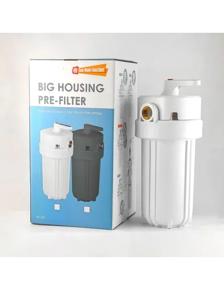 Фильтр-колба Raifil BB10 з промивкою, 1 дюйм, для холодной воды