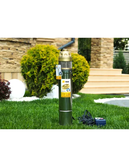 Центробежный глубинный насос Tekk Haus 4SKM-150 2 кВт, пульт, кабель 15 метров