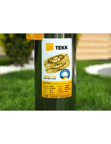 Центробежный глубинный насос Tekk Haus 4SKM-150 2 кВт, пульт, кабель 40 метров