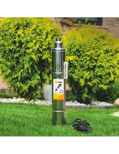 Шнековый насос для скважин Tekk Haus 3QGD 1,9/10 0.8 кВт, кабель 15 метров