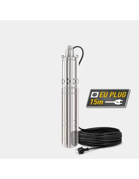 Шнековий насос для свердловин Tekk Haus 3QGD 1,9/6 0.6 кВт, кабель 15 метрів