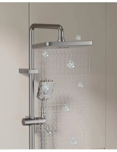 Душева система Armata BCF-009-J Graphite із змішувачем