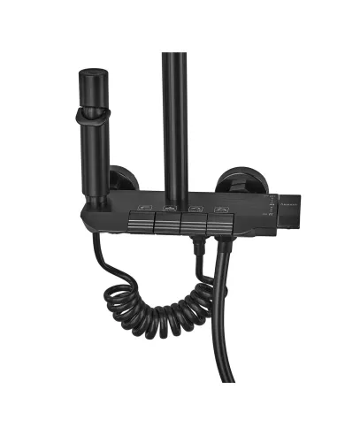 Душевая система Armata BCS-009-J Black со смесителем