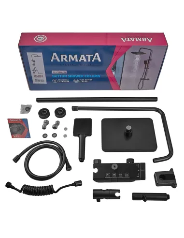 Душевая система Armata BCS-009-J Black со смесителем