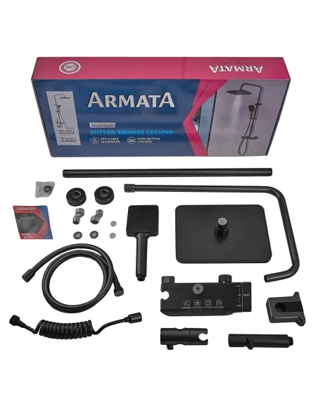 Душевая система Armata BCS-009-J Black со смесителем