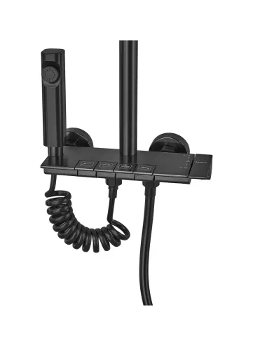 Душевая система Armata BCT-009-J Black со смесителем