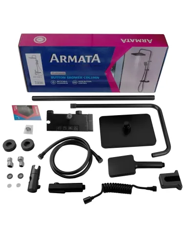 Душева система Armata BCT-009-J Black із змішувачем