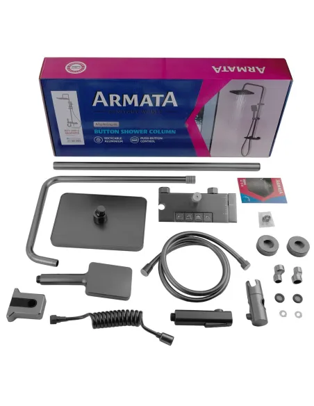 Душева система Armata BCT-009-J Graphite із змішувачем