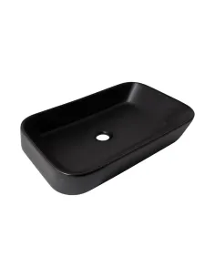 Накладная раковина Q-Тap Scorpio QT14112243MBN Matt Black, 550х390х120 мм
