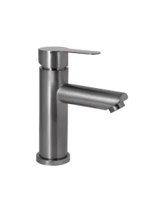 Смеситель для умывальника Brinex Pure 001F BRIPUR001FGRP Graphite, нержавеющая сталь