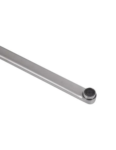 Смеситель для ванны Brinex Pure 005 BRIPUR005NKL Nickel с душевым набором