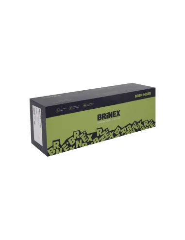 Змішувач для ванни Brinex Pure 005 BRIPUR005NKL Nickel із душовим набором