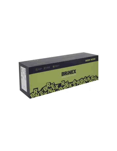 Змішувач для ванни Brinex Pure 005 BRIPUR005NKL Nickel із душовим набором