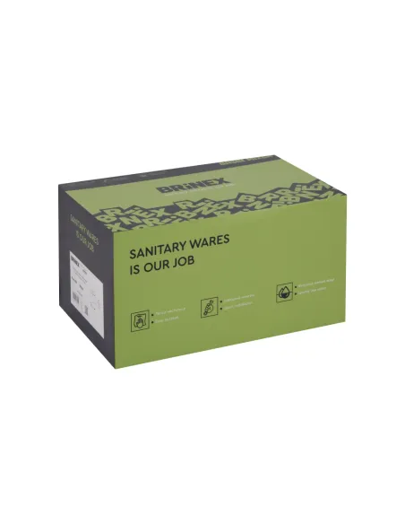 Змішувач для ванни Brinex Pure 006 BRIPUR006NKL Nickel з душовим набором