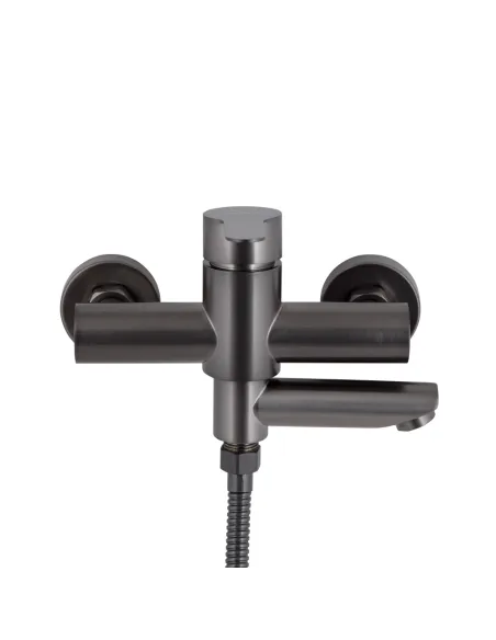 Смеситель для ванны Brinex Pure 006 BRIPUR006GRP Graphite с душевым набором