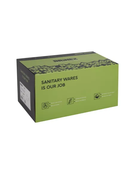 Смеситель для ванны Brinex Pure 006 BRIPUR006GRP Graphite с душевым набором