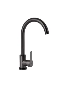 Смеситель для кухни Brinex Pure 015F BRIPUR015FGRP Graphite, нержавеющая сталь