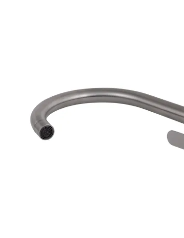 Змішувач для кухні Brinex Pure 015F BRIPUR015FNKL Nickel, нержавіюча сталь