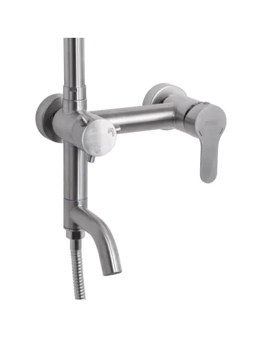 Душова система Brinex Pure 1030 BRIPUR1030NKL Nickel з виливом