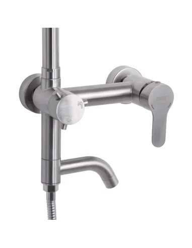 Душова система Brinex Pure 1030 BRIPUR1030NKL Nickel з виливом