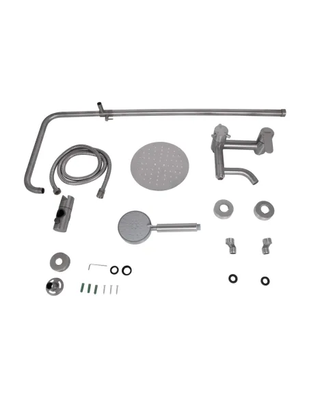 Душова система Brinex Pure 1030 BRIPUR1030NKL Nickel з виливом