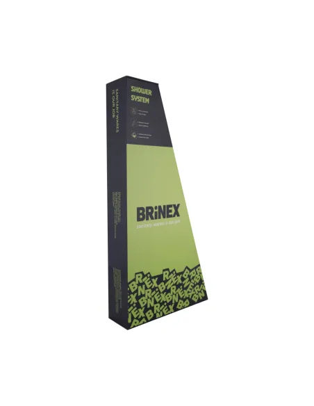 Душевая система Brinex Pure 1030 BRIPUR1030NKL Nickel с изливом