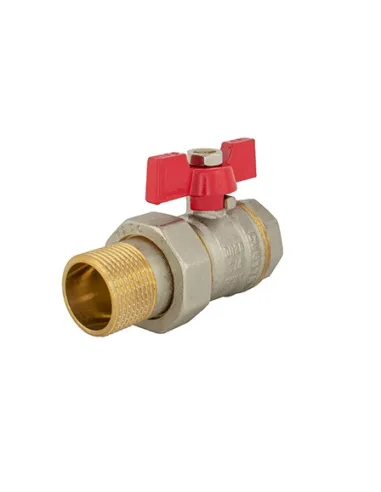 Кран шаровой прямой с американкой Fado Classic 15 НВ 1/2 дюйма