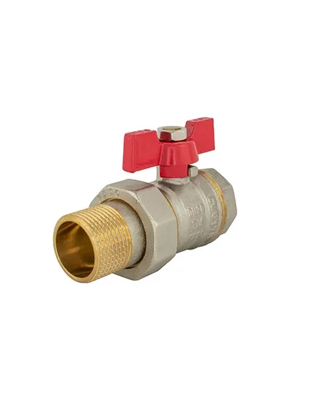 Кран кульовий прямий з американкою Fado Classic 15 НВ 1/2 дюйма