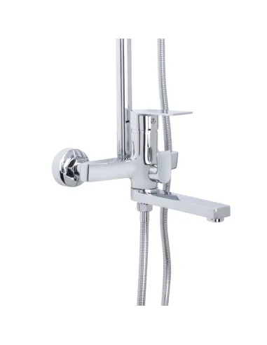 Душова система Q-Tap Aries QTARI1112CRM47606 Chrome, з виливом