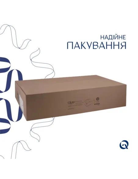 Накладная раковина Q-Тap Cardinal QT04116302W48464 White, 500×380×140 мм с донным клапаном Pop-up PU02
