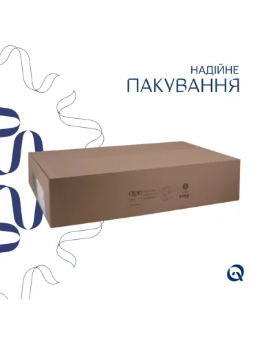 Накладна раковина Q-Тap Cardinal QT04116257W48465 White, 600x380x140 мм з донним клапаном Pop-up PU02
