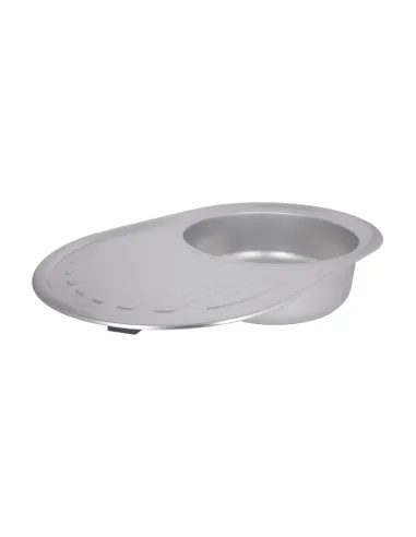 Мойка для кухни овальная Brinex 7750 BRIN7750MDEC08 Micro Decor 0,8 мм из нержавеющей стали