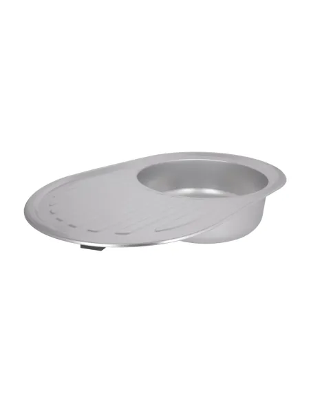 Мойка для кухни овальная Brinex 7750 BRIN7750MDEC08 Micro Decor 0,8 мм из нержавеющей стали