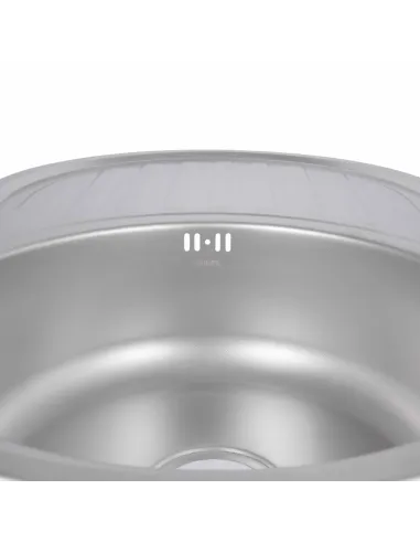 Мийка для кухні овальна Brinex 7750 BRIN7750MDEC08 Micro Decor 0,8 мм з нержавіючої сталі