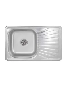 Мойка для кухни прямоугольная Brinex 7848 BRIN7848MDEC08 Micro Decor 0,8 мм из нержавеющей стали