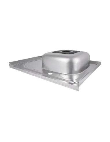 Мийка прямокутна для кухні Brinex 6080-R BRIN6080RSAT06 Satin 0,6 мм з нержавіючої сталі