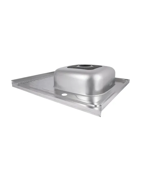 Мийка прямокутна для кухні Brinex 6080-R BRIN6080RSAT06 Satin 0,6 мм з нержавіючої сталі