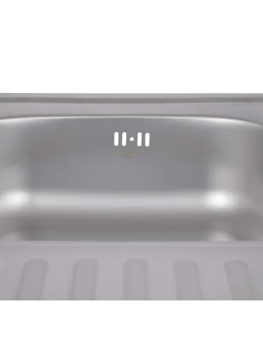 Мойка для кухни прямоугольная Brinex 6080-R BRIN6080RSAT06 Satin 0,6 мм из нержавеющей стали