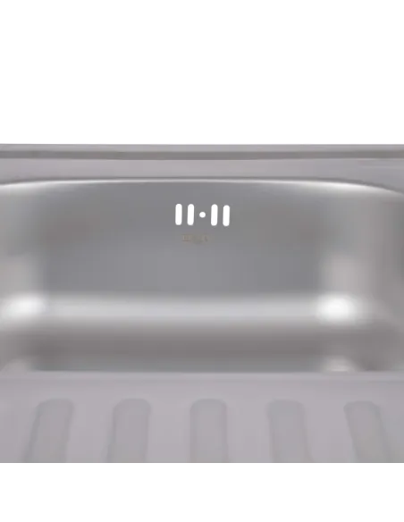 Мийка прямокутна для кухні Brinex 6080-R BRIN6080RSAT06 Satin 0,6 мм з нержавіючої сталі