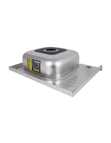 Мийка прямокутна для кухні Brinex 6050-R BRIN6050RSAT06 Satin 0,6 мм з нержавіючої сталі