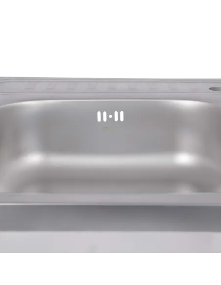 Мийка прямокутна для кухні Brinex 6050-R BRIN6050RSAT06 Satin 0,6 мм з нержавіючої сталі