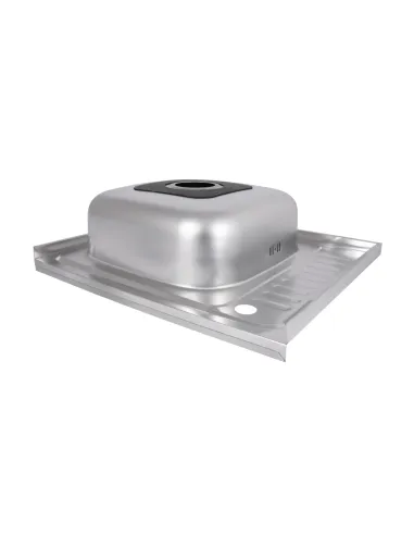 Мойка для кухни прямоугольная Brinex 6050-L BRIN6050LSAT06 Satin 0,6 мм из нержавеющей стали
