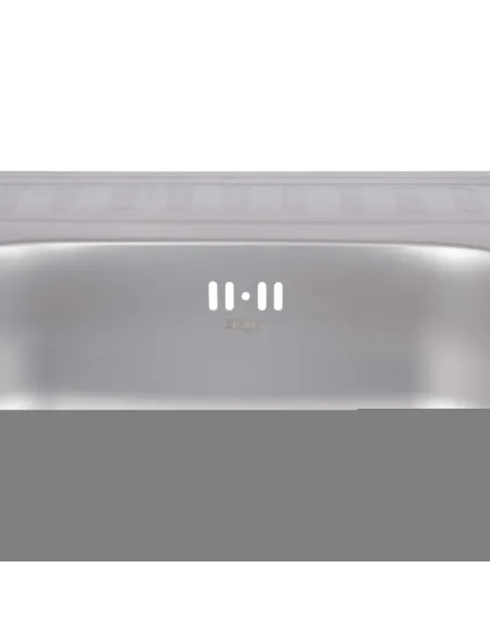 Мийка прямокутна для кухні Brinex 6050-L BRIN6050LSAT06 Satin 0,6 мм з нержавіючої сталі