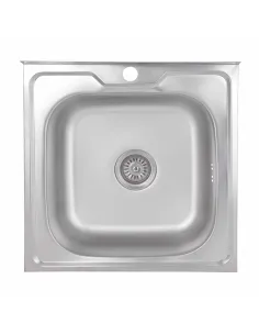 Мойка кухонная квадратная Brinex 5050 BRIN5050SAT06 0.6 мм из нержавеющей стали