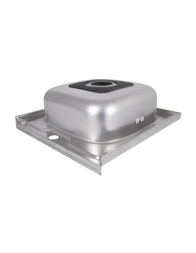 Мийка кухонна квадратна Brinex 5050 BRIN5050SAT06 0.6 мм з нержавіючої сталі