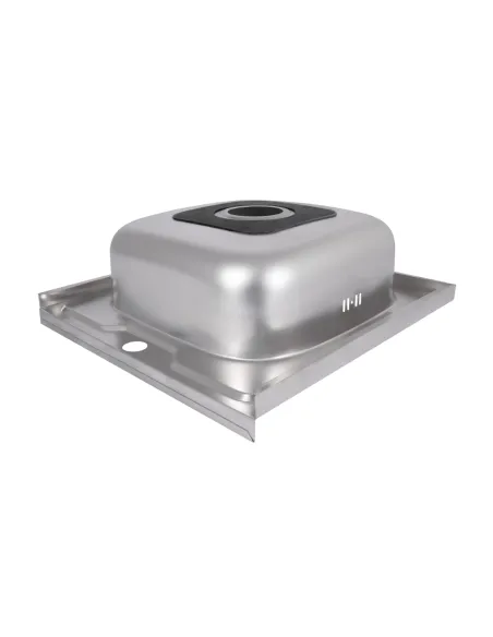 Мийка кухонна квадратна Brinex 5050 BRIN5050SAT06 0.6 мм з нержавіючої сталі