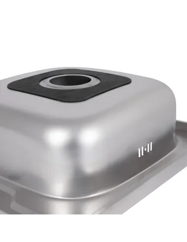 Мийка кухонна квадратна Brinex 5050 BRIN5050SAT06 0.6 мм з нержавіючої сталі