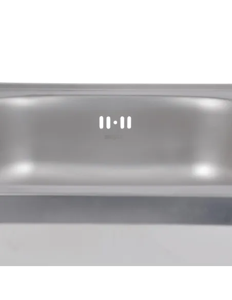 Мойка кухонная квадратная Brinex 5050 BRIN5050SAT06 0.6 мм из нержавеющей стали